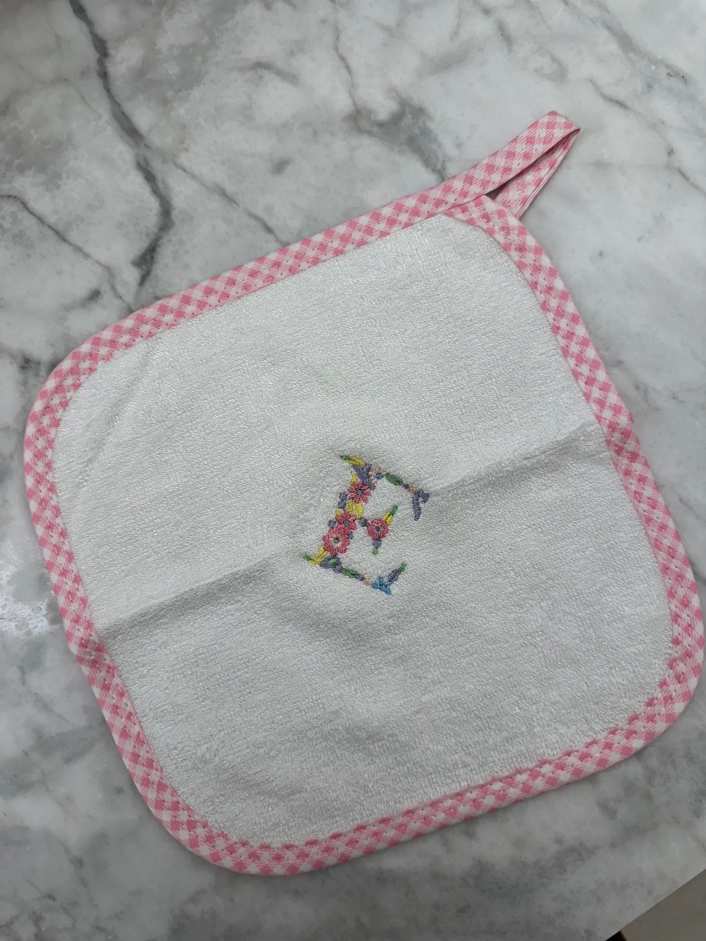 Embroidered Hooded Terry Cloth Towel Bath Set