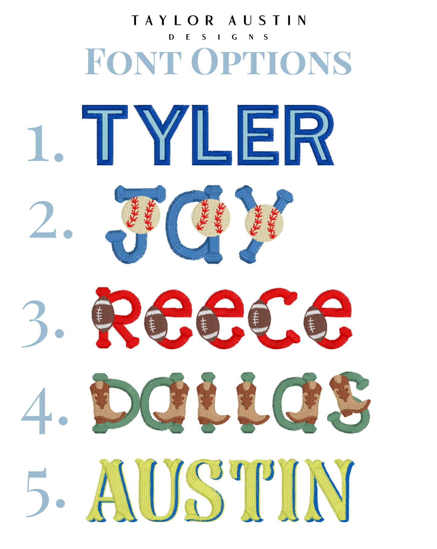 Custom Embroidery Order