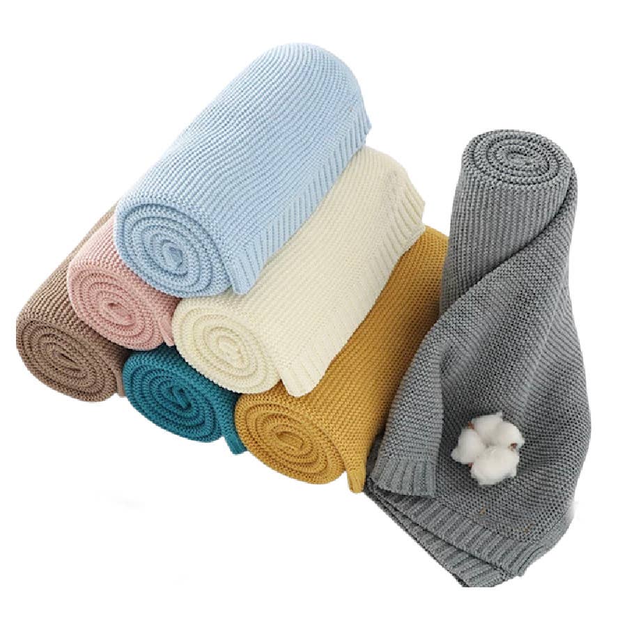 Embroidered Heirloom Cotton Baby Blanket