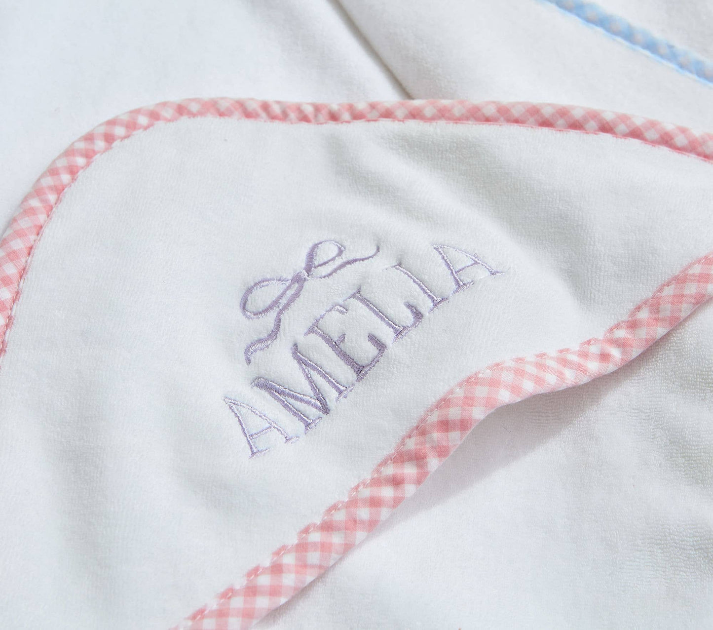 Embroidered Hooded Terry Cloth Towel Bath Set
