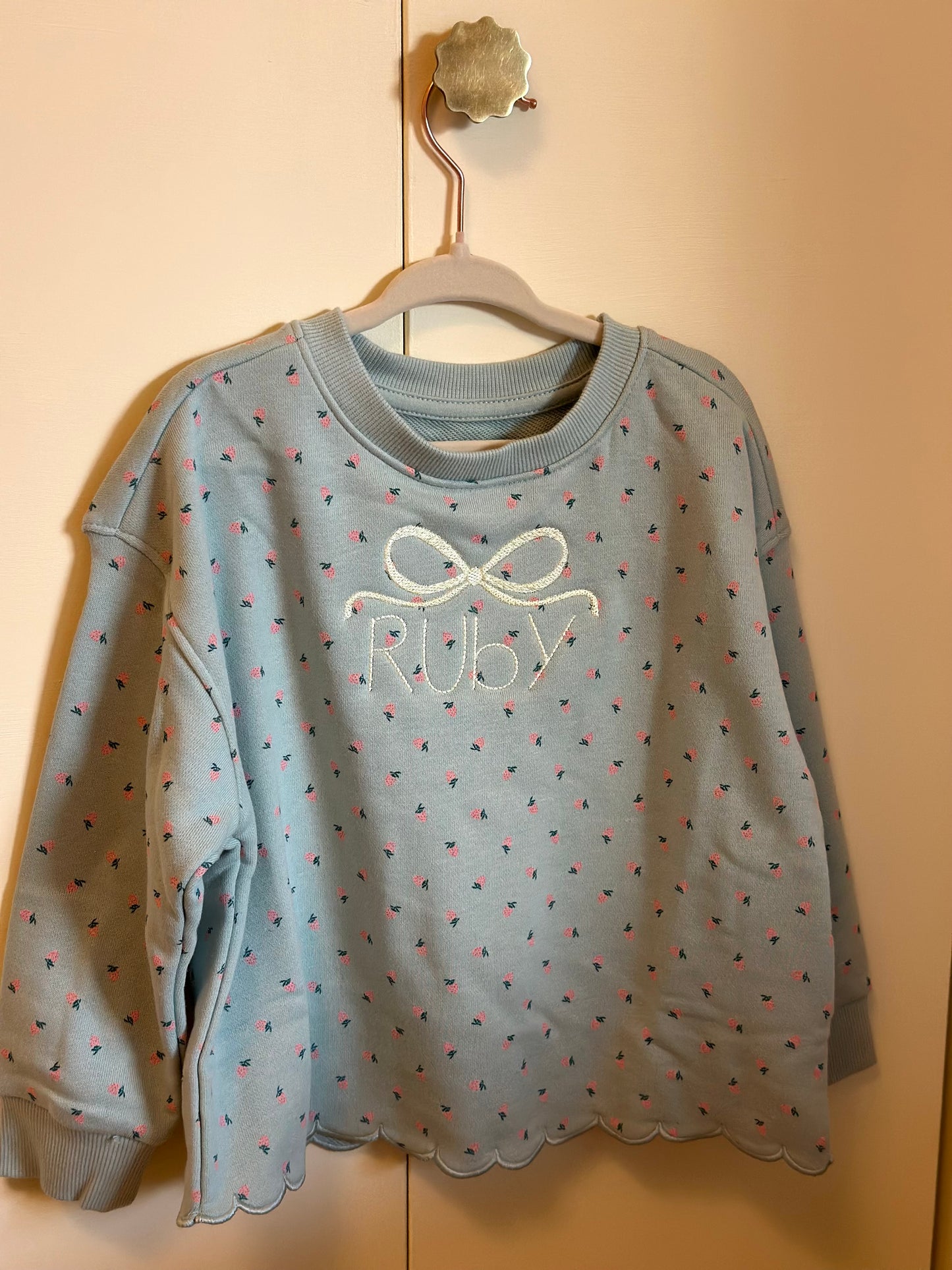 Embroidered Scalloped Toddlers and Baby Girls' Set