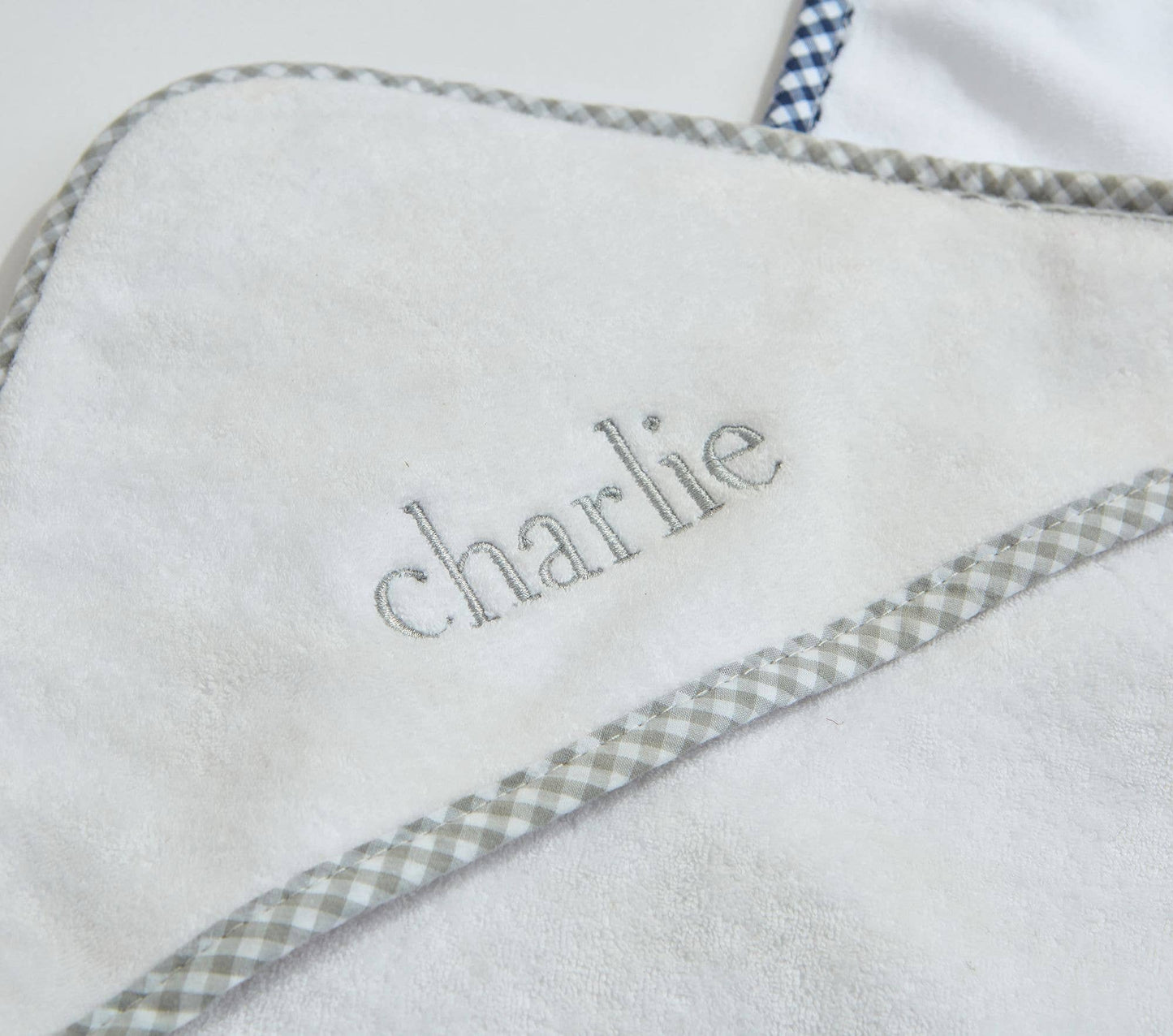 Embroidered Hooded Terry Cloth Towel Bath Set